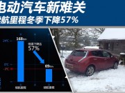 续航里程冬季下降57%成电动汽车新难关